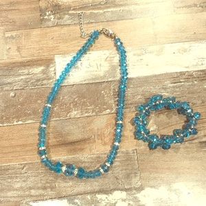 Women’s necklace and matching bracelet